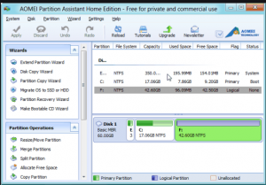 AOMEI Partition Assistant 9.1 Crack + License Key Download [Latest]