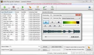 NCH Switch Sound File Converter Crack With Serial Key [Win]
